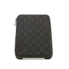 Louis Vuitton   pouch  in grey Graphite monogram canvas  and black leather - 360 thumbnail