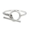 Bracelet Hermès Croisette en argent - 00pp thumbnail