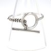 Bracelet Hermès Croisette en argent - 360 thumbnail