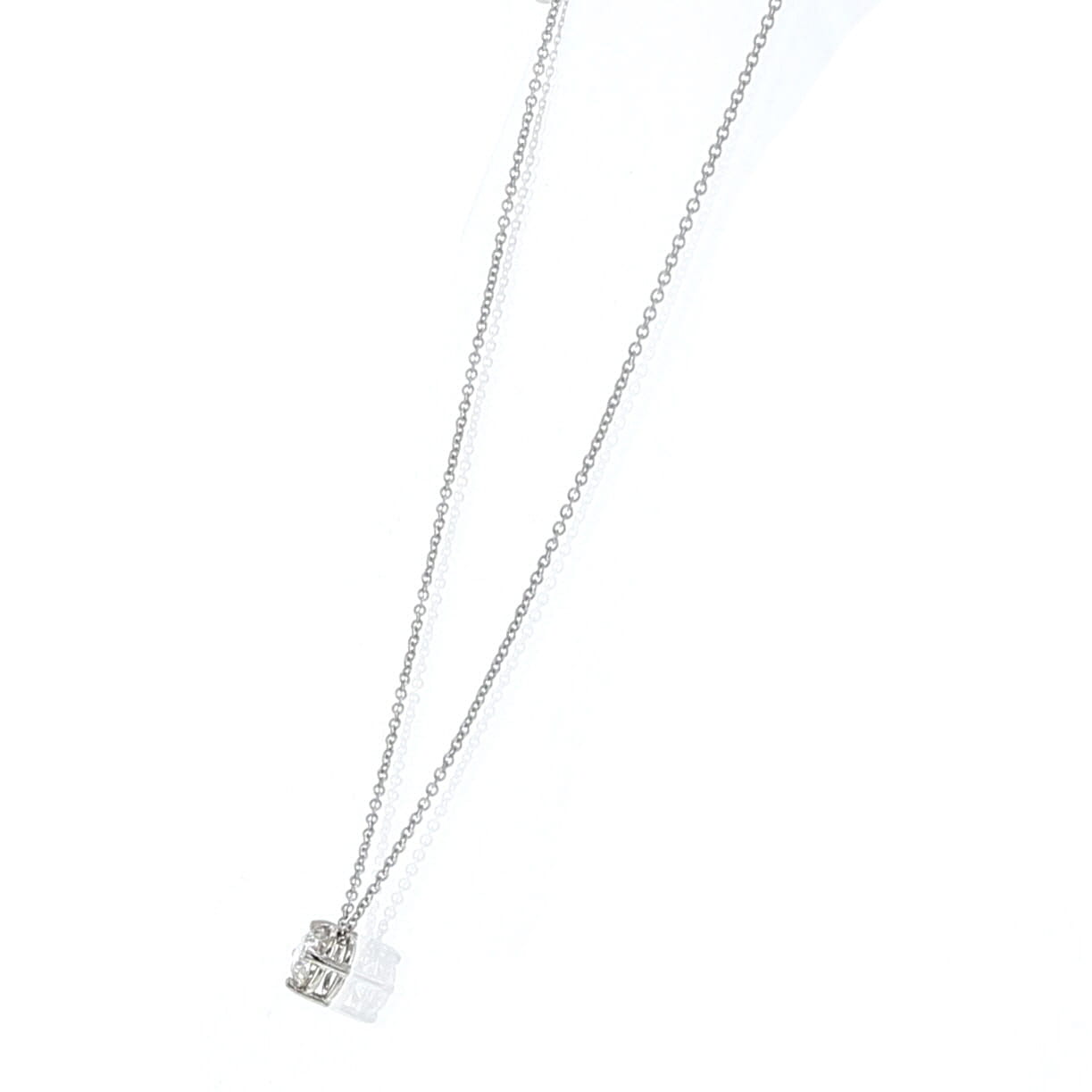 Necklace in white gold and diamond (0,70 carat) - Detail D2
