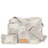 Louis Vuitton  Trio Messenger shoulder bag  damier canvas Salt  and grey leather - 00pp thumbnail