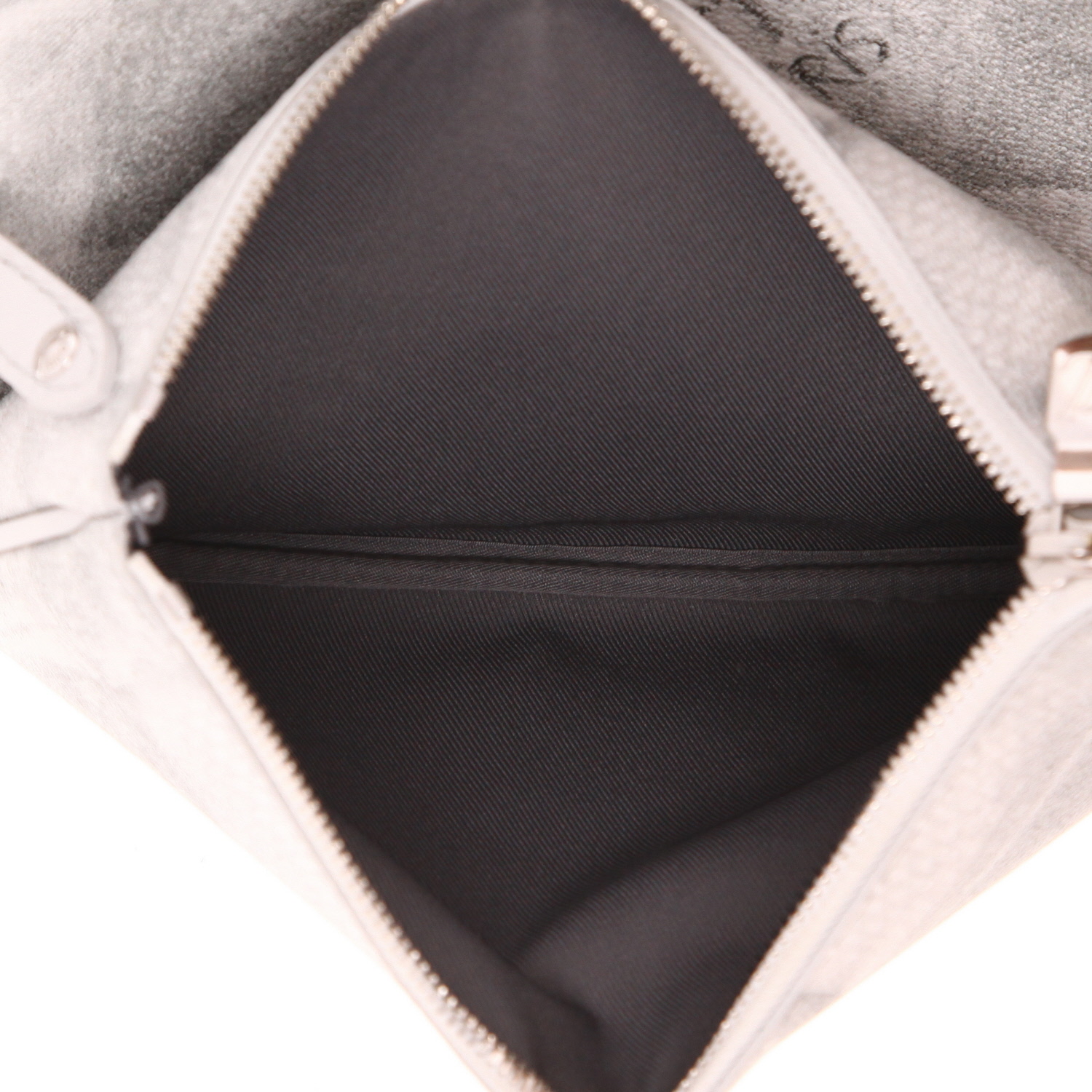 Borsa a tracolla Louis Vuitton  Trio Messenger in tela a scacchi e pelle grigia - Detail D4