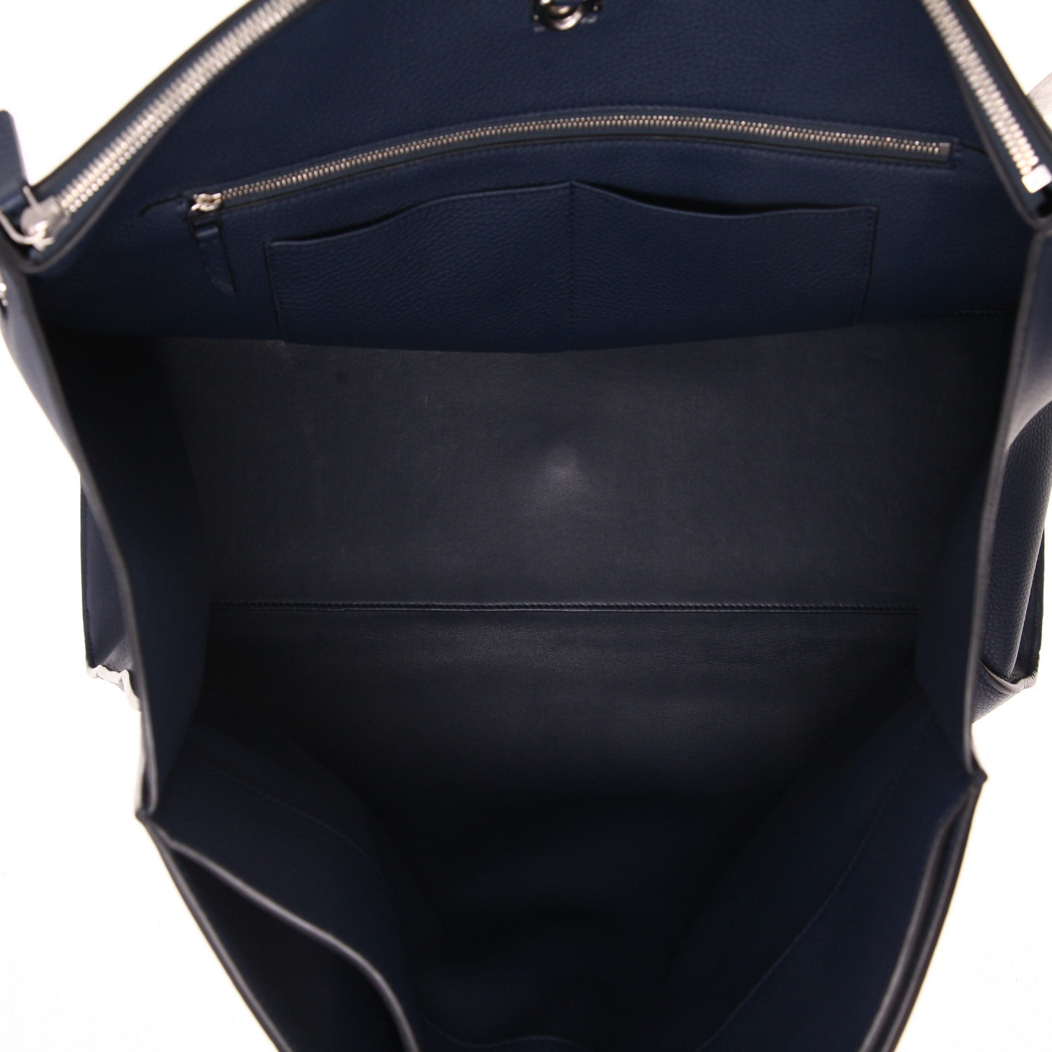 Louis Vuitton  Steamer Bag - Travel Bag travel bag  in blue leather taurillon clémence - Detail D3