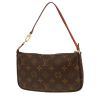 Louis Vuitton  Pochette accessoires handbag/clutch  in brown monogram canvas  and natural leather - 00pp thumbnail