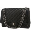 Borsa a tracolla Chanel  Timeless Maxi Jumbo in pelle martellata e trapuntata nera - 00pp thumbnail