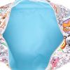 Sac de week end Louis Vuitton  Keepall Editions Limitées Comic en cuir blanc - Detail D3 thumbnail