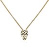 Collier Cartier Panthère en or jaune, diamants et tsavorites - Detail D3 thumbnail