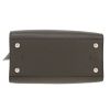 Fendi  2 Jours small model  shoulder bag  in grey leather  and beige python - Detail D1 thumbnail