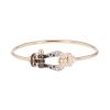 Fred Force 10 large model bracelet in pink gold and diamonds - 00pp thumbnail