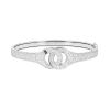 Brazalete Dinh Van Menottes R16 de oro blanco y diamantes - 00pp thumbnail