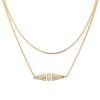 Collier Boucheron Jack de Boucheron, Trois Tours en or jaune et diamants - 00pp thumbnail