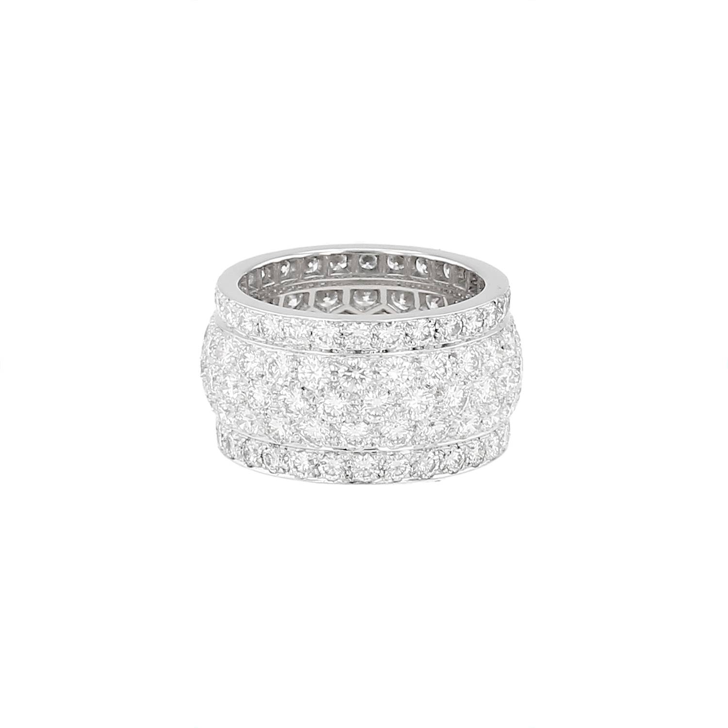 Sortija Cartier Nigeria de oro blanco y diamantes