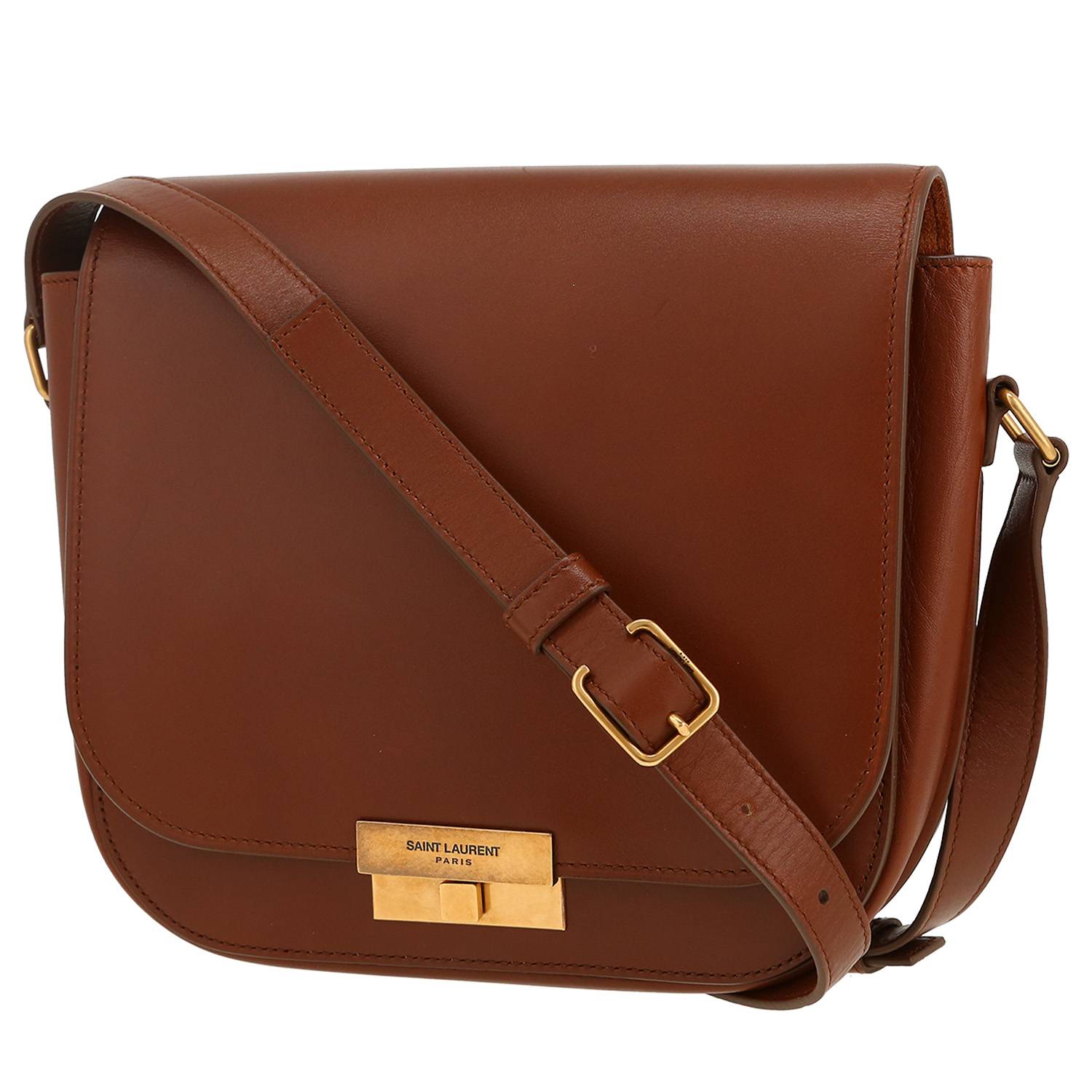 Sac bandoulière Saint Laurent   en cuir marron