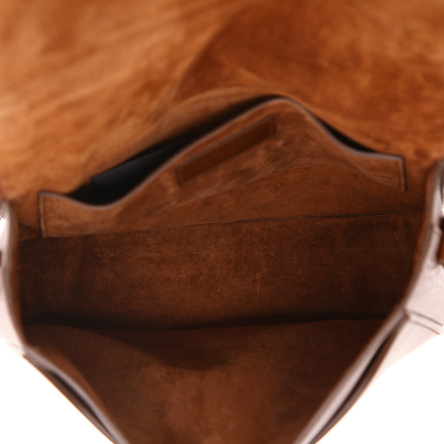 Saint Laurent   shoulder bag  in brown leather - Detail D3