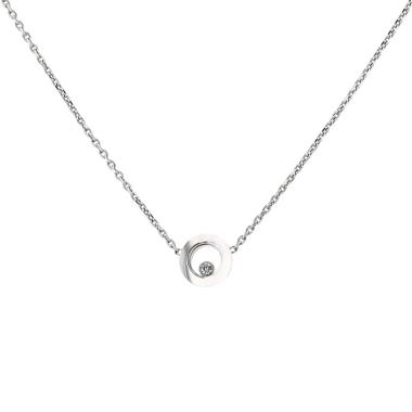 Collana Chopard Happy Diamonds in oro bianco e diamante