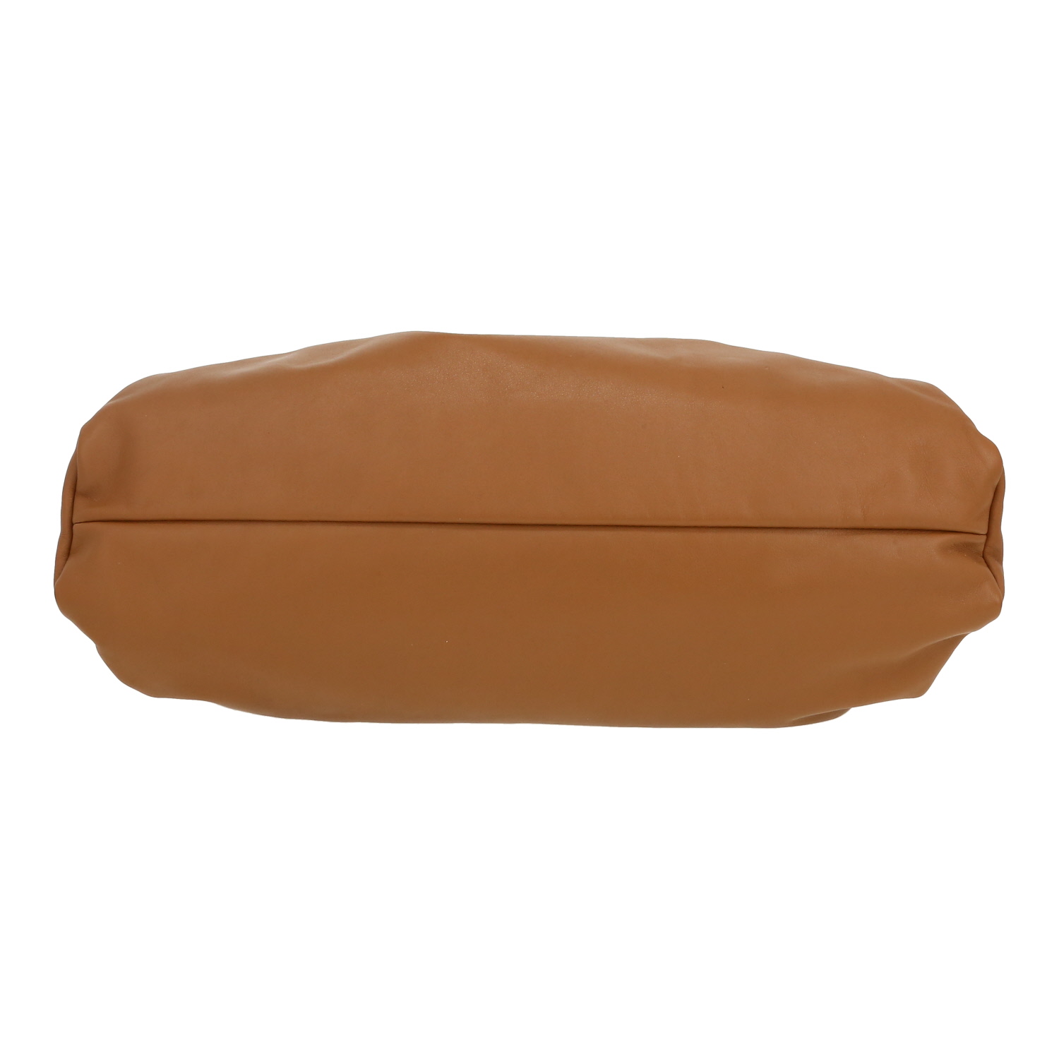 Sac à main Bottega Veneta  The Shoulder Pouch en cuir marron - Detail D1