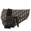 Dior  Saddle shoulder bag  in grey monogram canvas Oblique - 00pp thumbnail