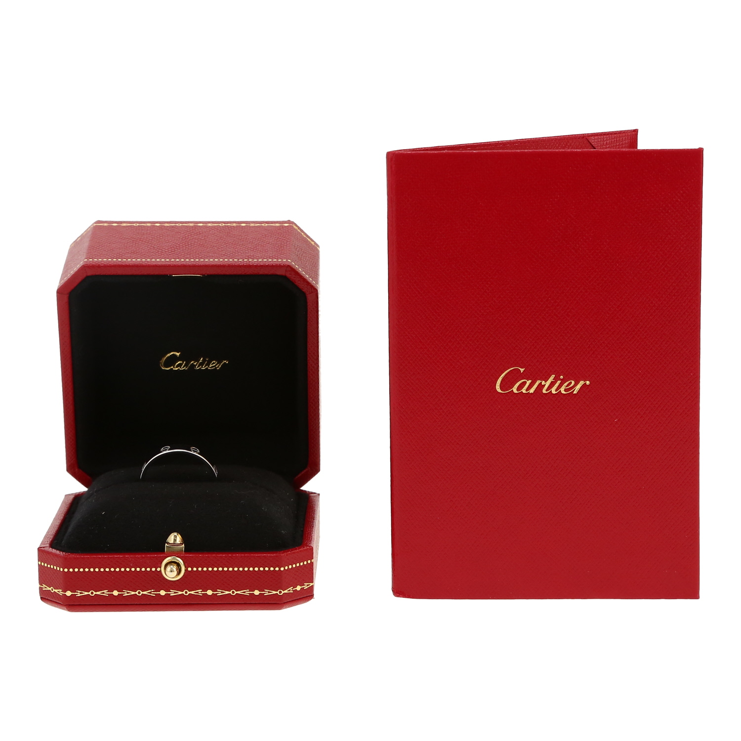 Cartier Love wedding ring in white gold - Detail D2