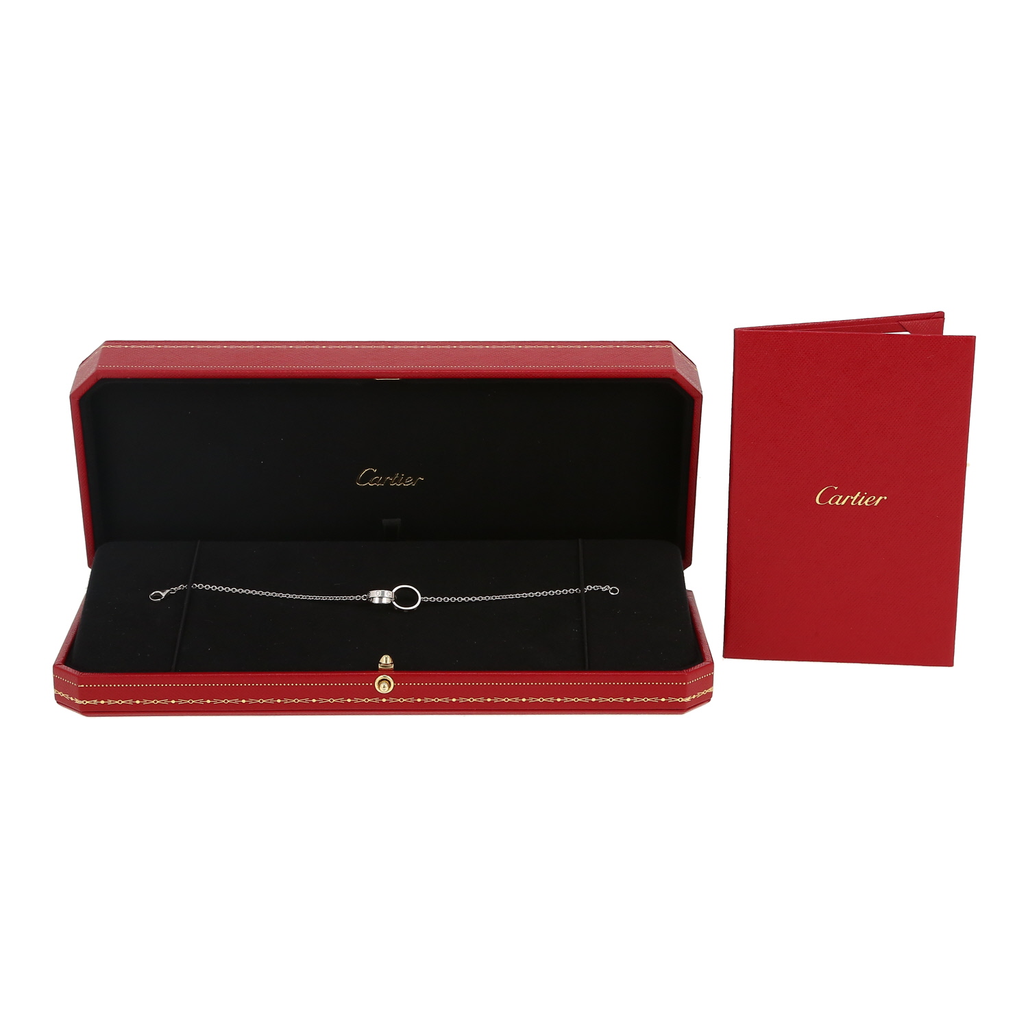 Brazalete Cartier Love de oro blanco - Detail D2