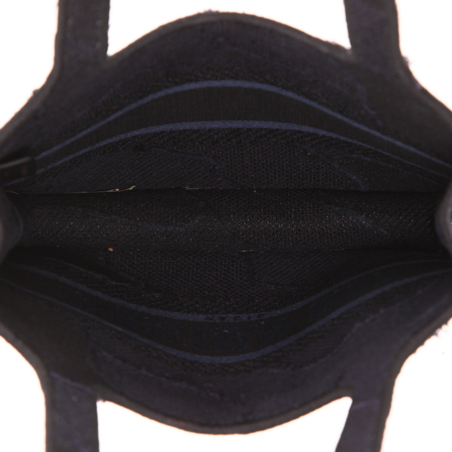 Bolso de mano Dior  Book Tote mini  en lona azul marino - Detail D3