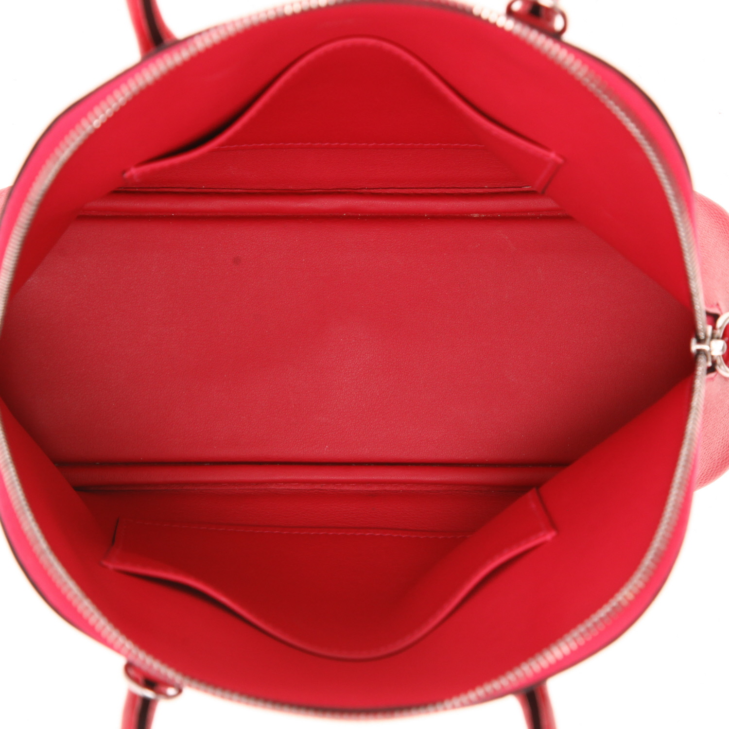 Hermès  Bolide 27 cm shoulder bag  in Rose Mexico epsom leather - Detail D3