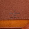Borsa a tracolla Louis Vuitton  Musette in tela monogram marrone e pelle naturale - Detail D2 thumbnail