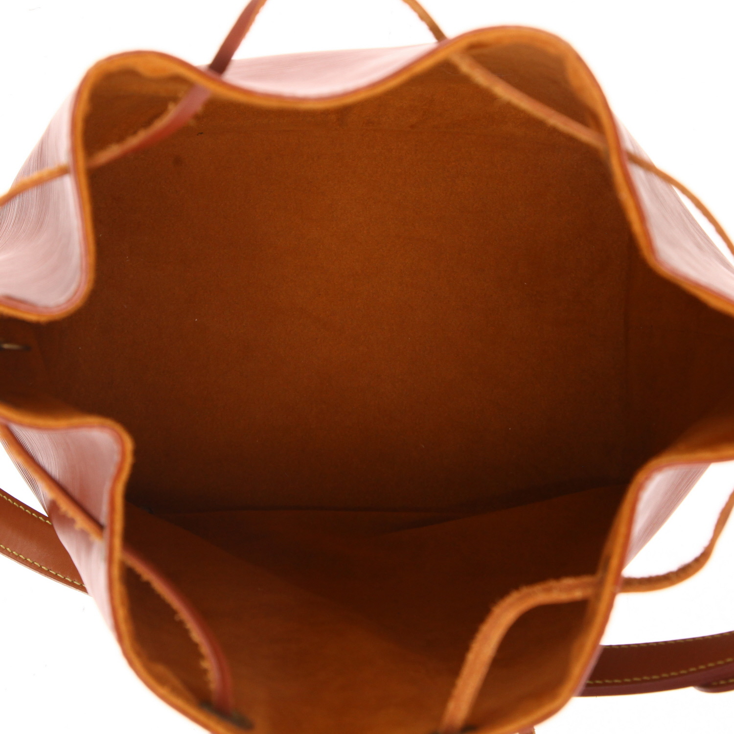 Sac à main Louis Vuitton  Noé en cuir épi marron - Detail D3