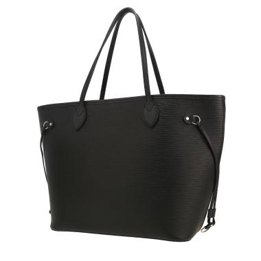 Sac cabas Louis Vuitton  Neverfull en cuir épi noir