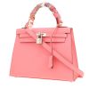 Hermès  Kelly 25 cm handbag  in Rose Confetti epsom leather - 00pp thumbnail