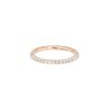Messika Gatsby wedding ring in pink gold and diamonds - 00pp thumbnail