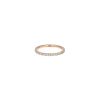 Messika Gatsby wedding ring in pink gold and diamonds - 360 thumbnail