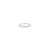 Bague Van Cleef & Arpels Perlée petit modèle en or blanc - 360 thumbnail