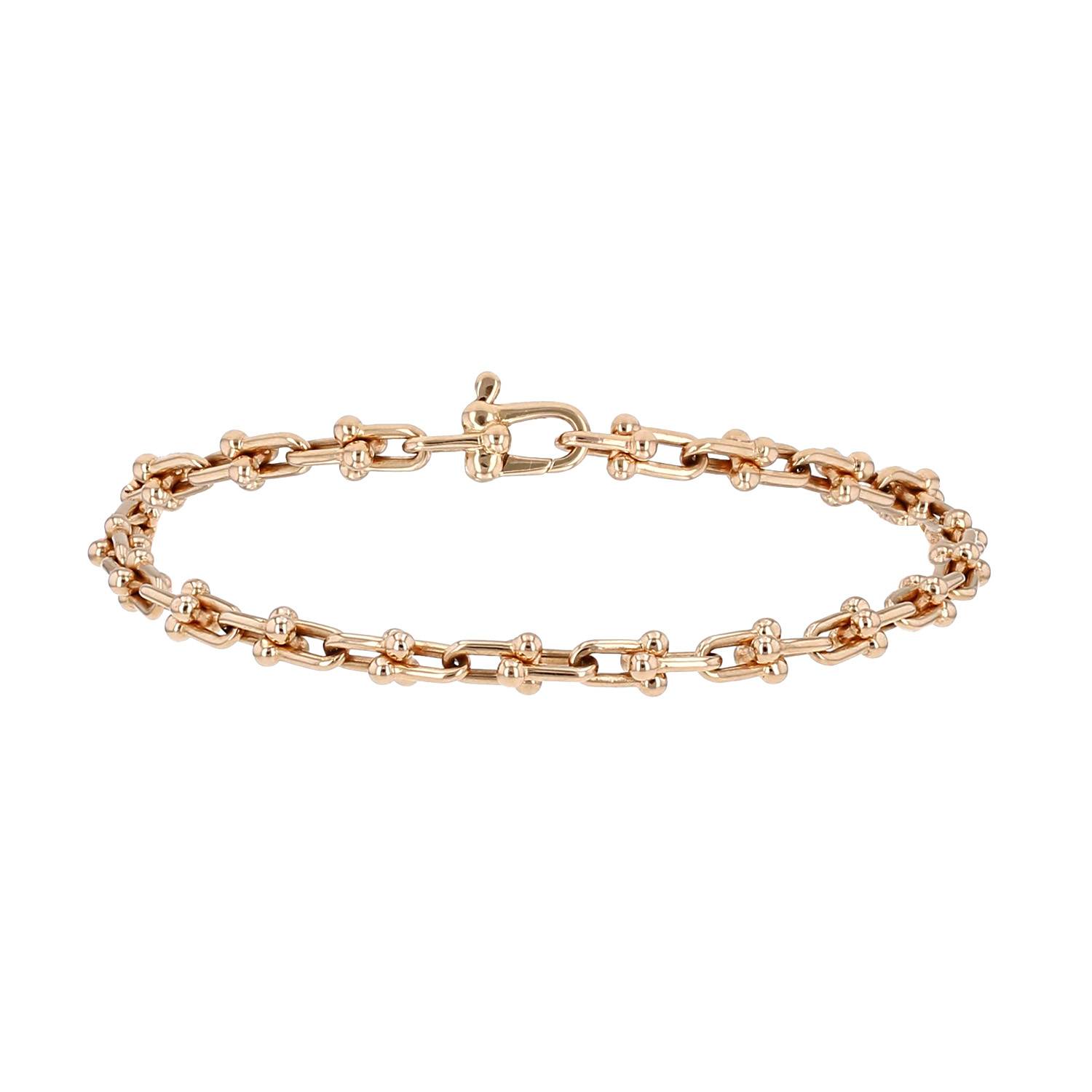 Tiffany 
Co HardWear mini bracelet in pink gold