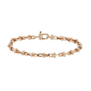 Tiffany 
Co HardWear mini bracelet in pink gold