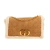 Sac à main Dior  Caro en mouton retourné marron - 360 thumbnail