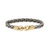 Bracciale Fred Force 10 in oro giallo e acciaio - 00pp thumbnail