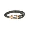 Brazalete Fred Force 10 modelo grande de oro rosa y acero - 360 thumbnail
