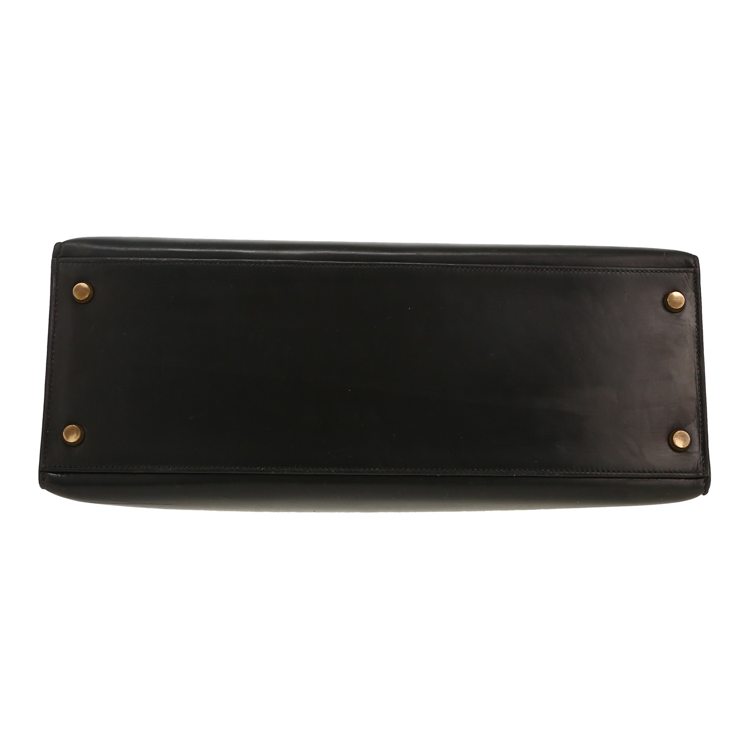 Borsa Hermès  Kelly 32 cm in pelle box nera - Detail D1