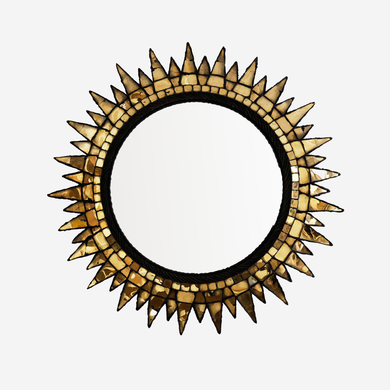 Miroir 'Soleil à pointes N°3' - le modèle crée en 1955 - 00pp