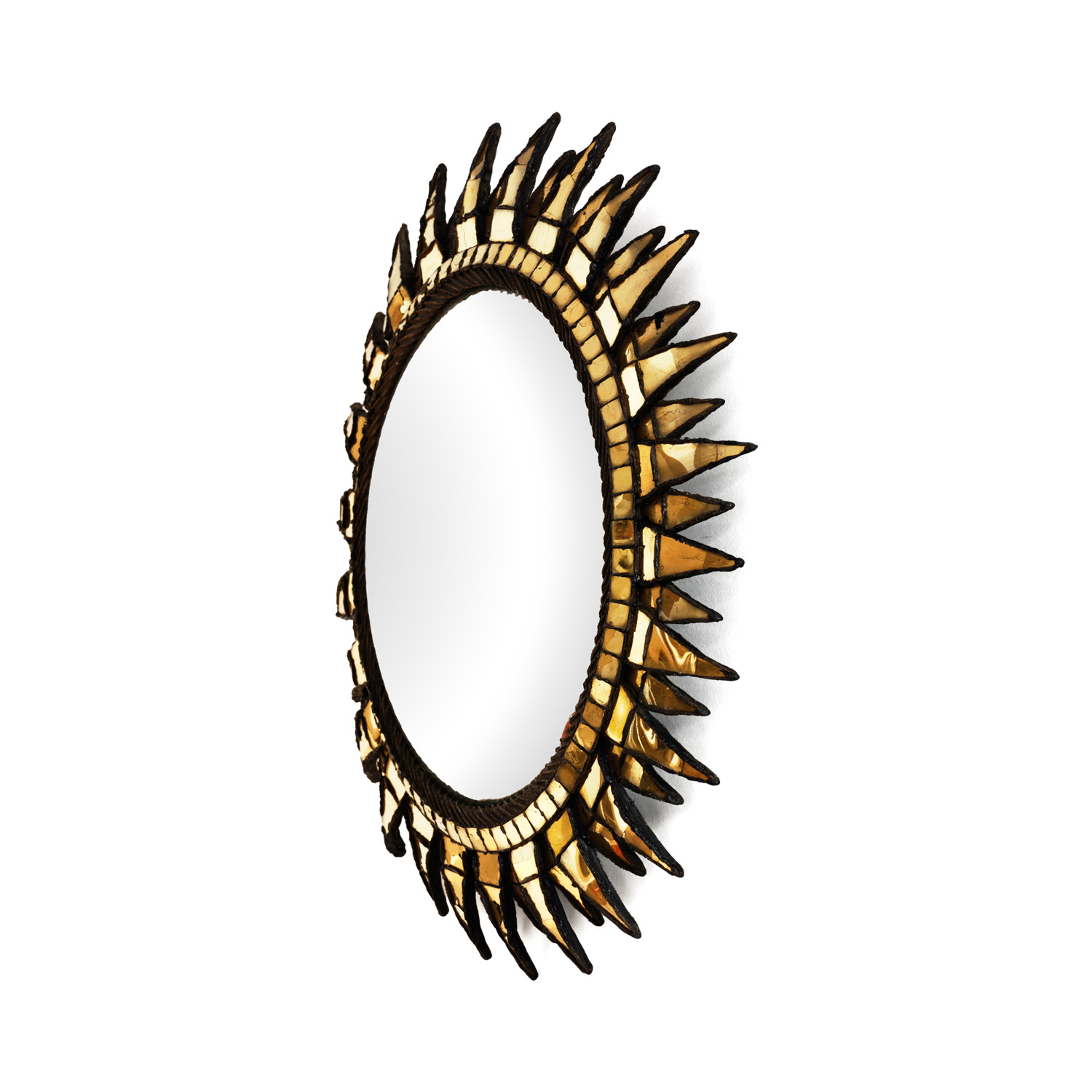 Line Vautrin (1913-1997), Miroir 'Soleil à pointes N°3' - le modèle crée en 1955 - Detail D1