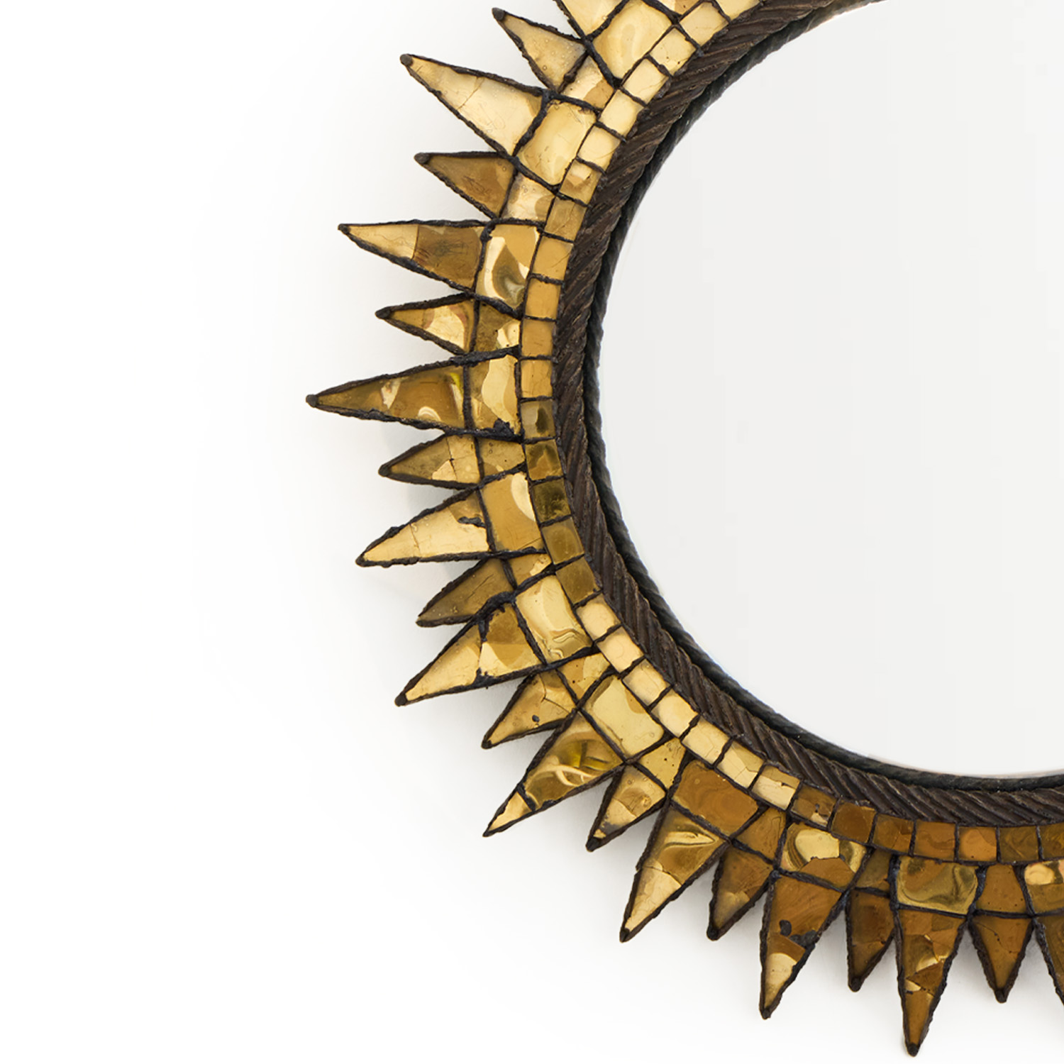 'Soleil à pointes N°3' mirror - circa 1955