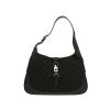 Gucci  Jackie vintage handbag  in black leather  and black "sûpreme GG" canvas - 360 thumbnail
