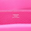 Borsa a tracolla Hermès  Halzan in pelle taurillon clemence rosa azalea - Detail D2 thumbnail