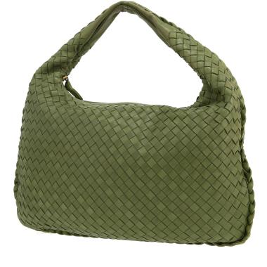 Bolso de mano Bottega Veneta  Veneta en cuero intrecciato verde