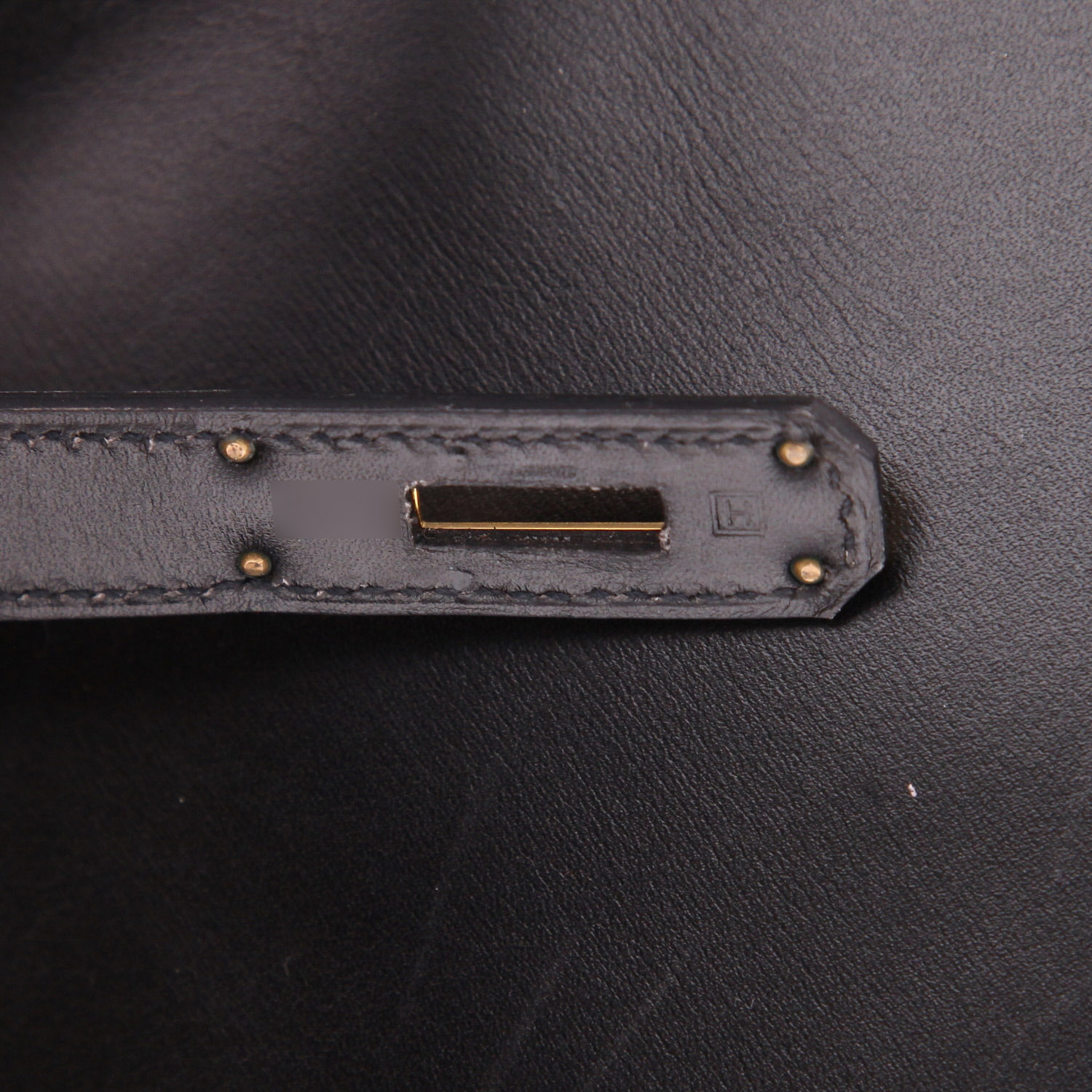 Borsa Hermès Kelly 32 cm in pelle neraquot;box" - Detail D4