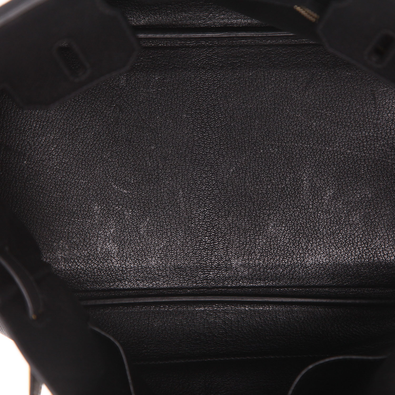 Borsa Hermès  Birkin 30 cm in pelle Epsom nera - Detail D3