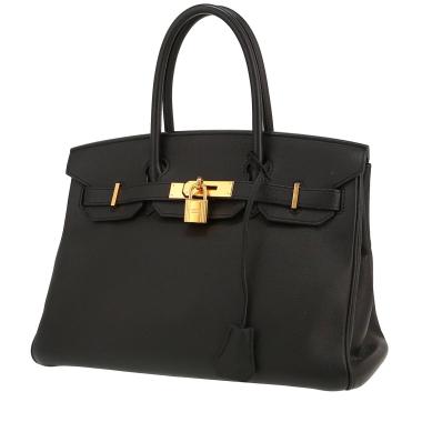 Hermès  Birkin 30 cm handbag  in black epsom leather