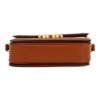 Celine  Triomphe Teen shoulder bag  in beige canvas  and brown leather - Detail D1 thumbnail