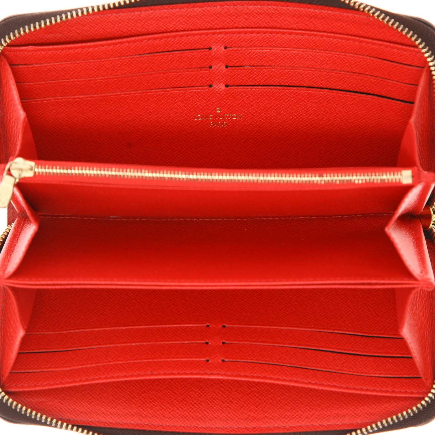 Billetera Louis Vuitton  Zippy en lona Monogram marrón - Detail D3