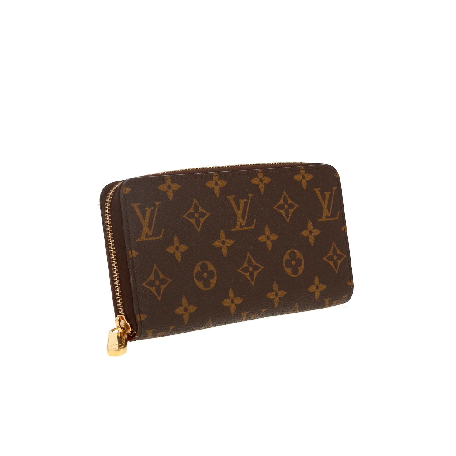Portafogli Louis Vuitton  Zippy in tela monogram marrone - Detail D4